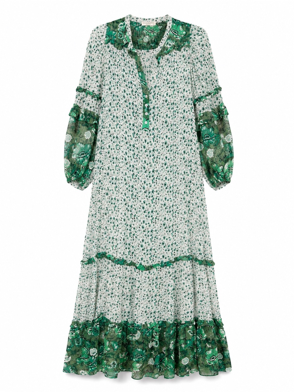 Spell  & The Gypsy Collective Winona Boho Dress Floral Tiered Maxi